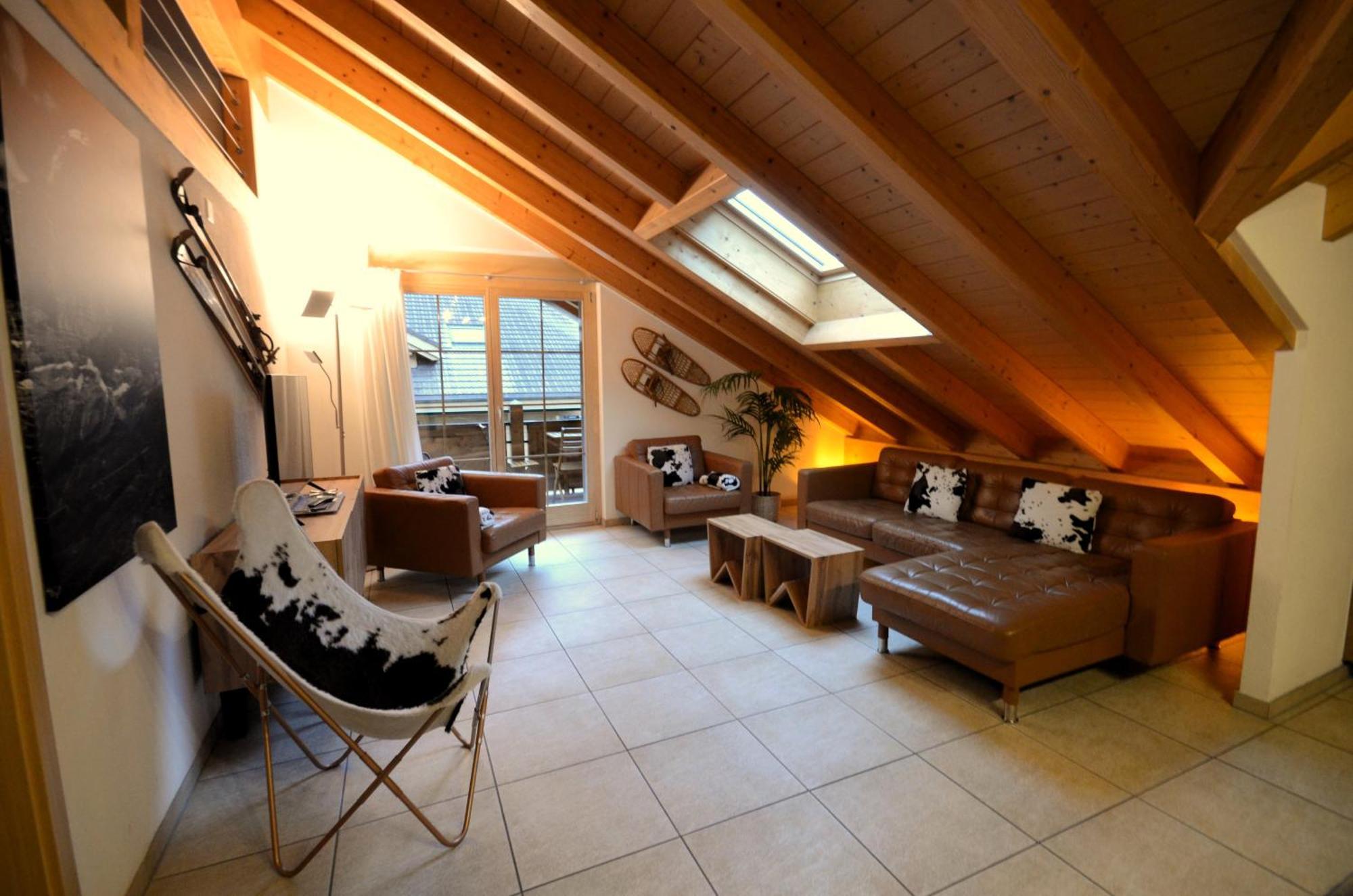 Luxury Penthouse Apartment Lauterbrunnen Dış mekan fotoğraf