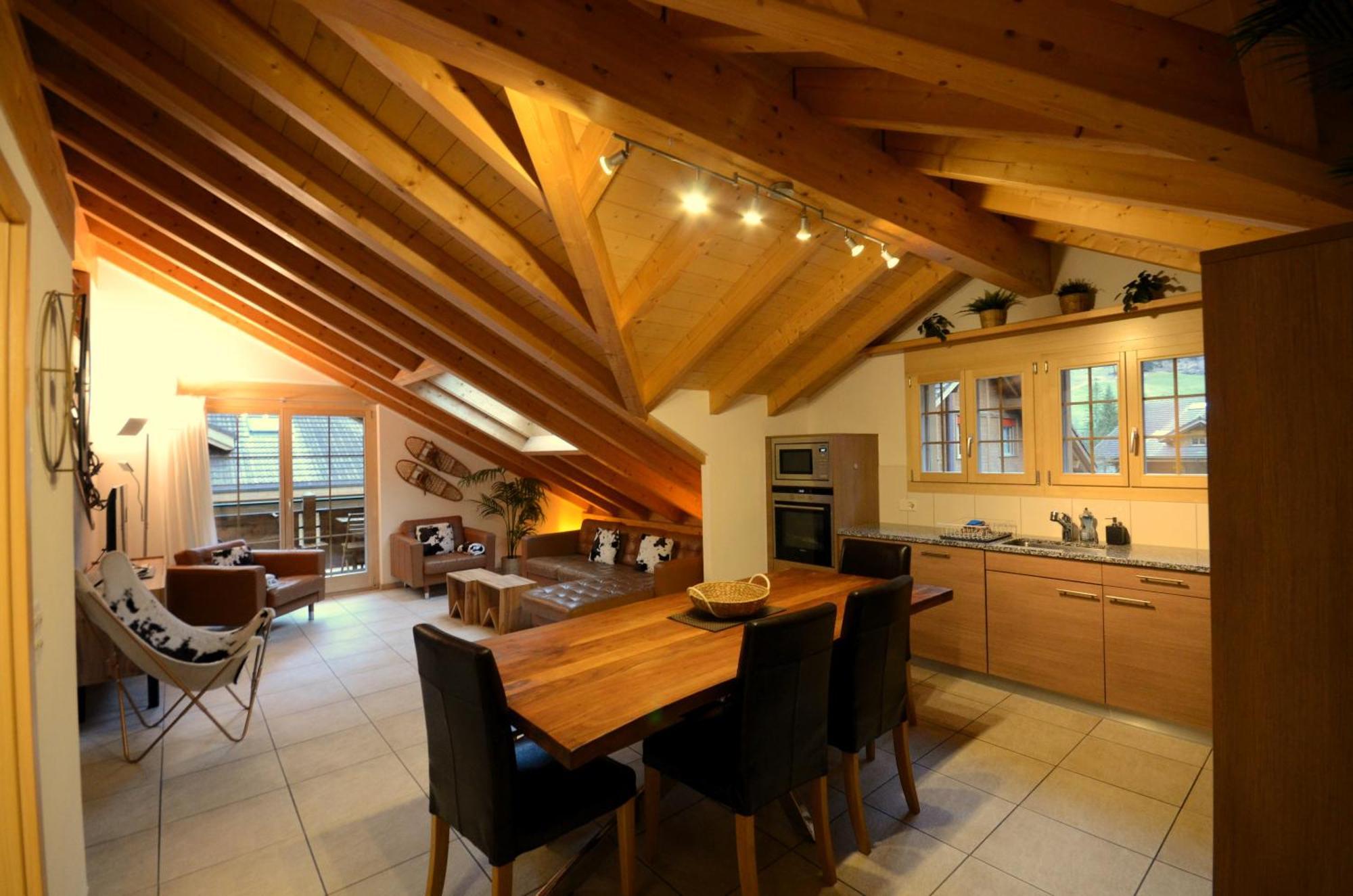 Luxury Penthouse Apartment Lauterbrunnen Dış mekan fotoğraf