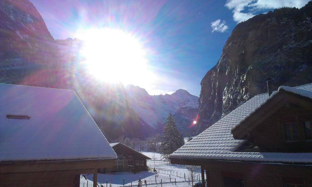 Luxury Penthouse Apartment Lauterbrunnen Dış mekan fotoğraf